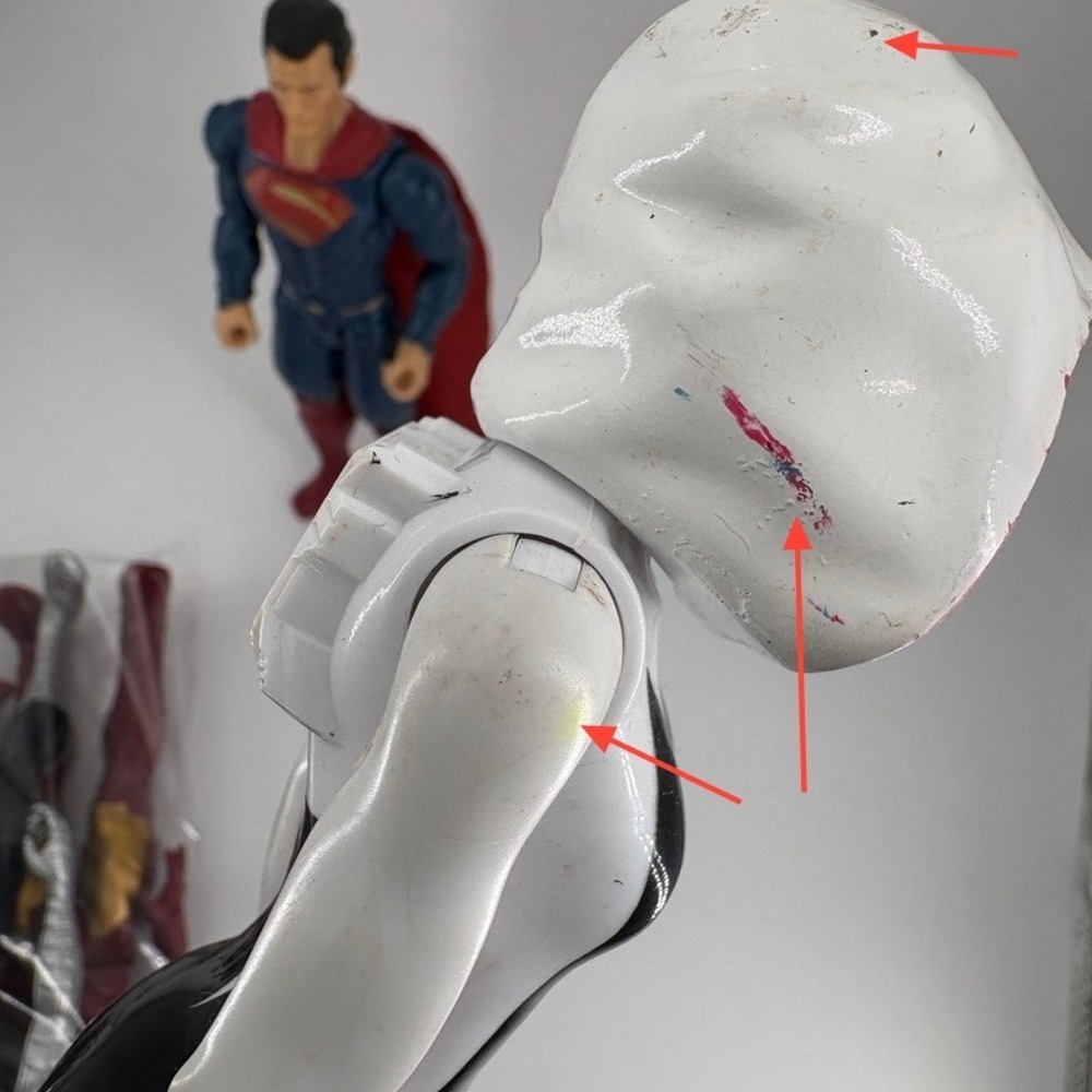 Marvel DC Superhero Action Figure Lot Spider-Man Batman Superman Iron Man 7pc - Picture 11 of 13